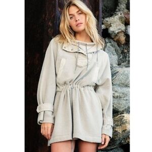 Free People We The Free Sadie Surplus Knit Jacket Sweatshirt Dress